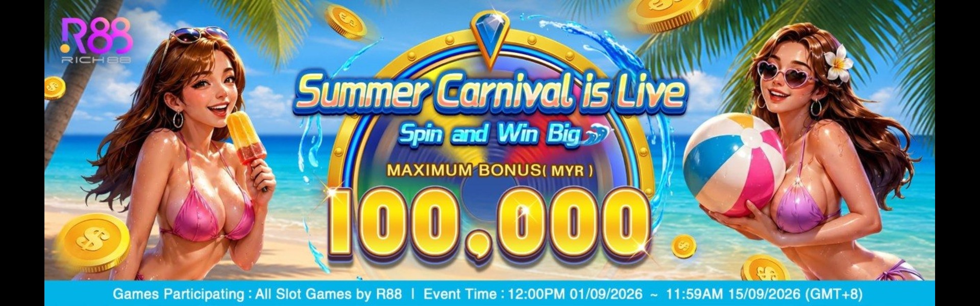 RiCH88 Summer Carnival - Spin and Win Big
